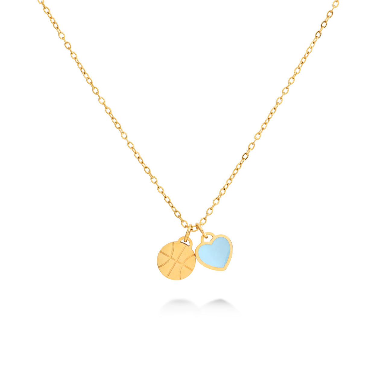 Gold Ice Blue - For the Love of game necklace image 0