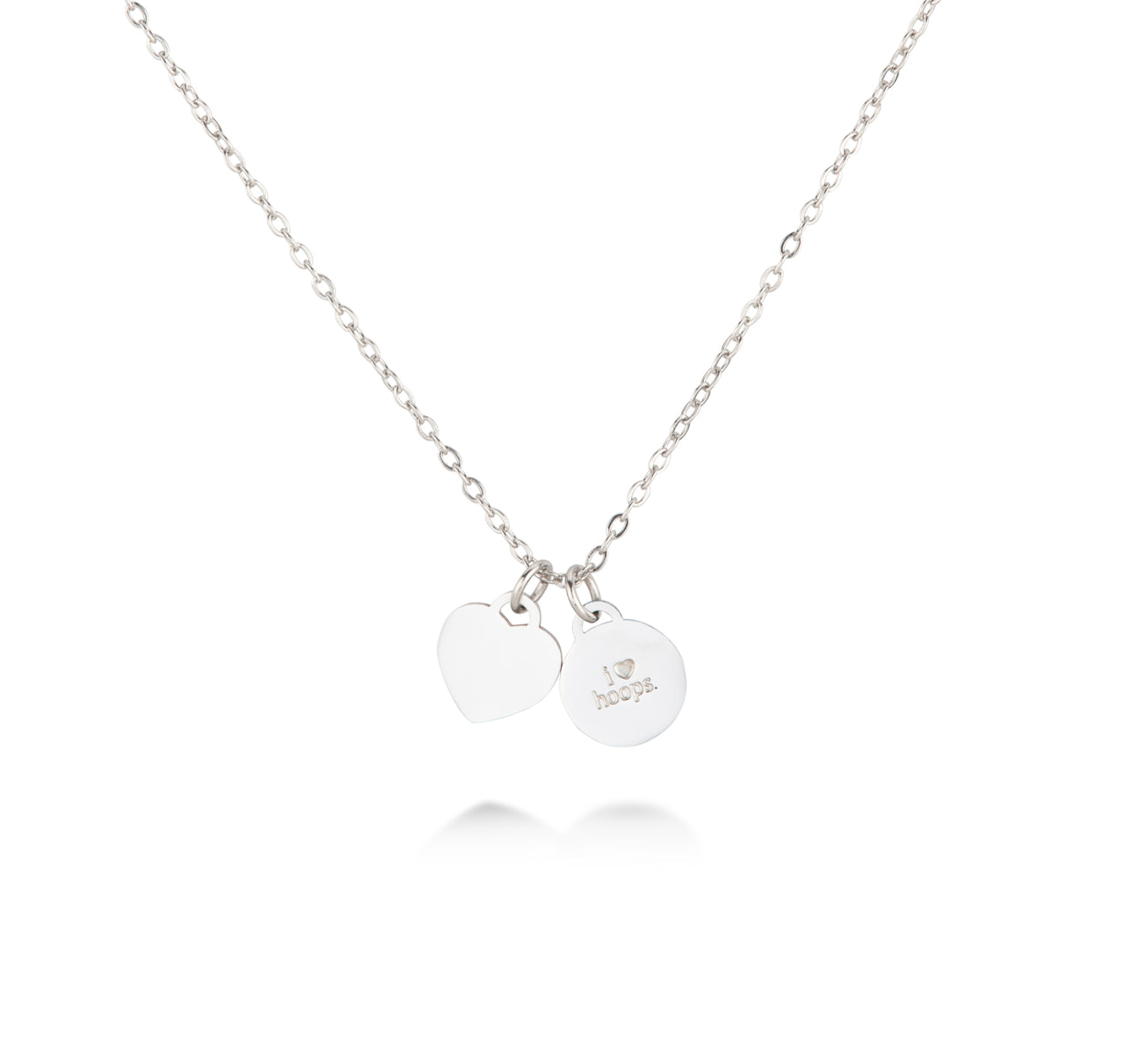 Silver Ice Blue - For the Love of game necklace image 1