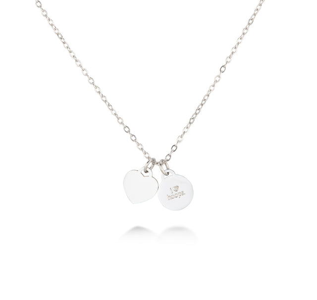 Silver Ice Blue - For the Love of game necklace image 1