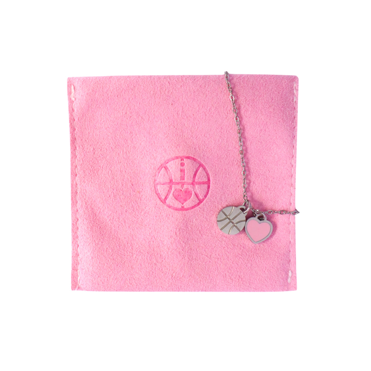 For the Love of the Game Necklace - Pink image 2