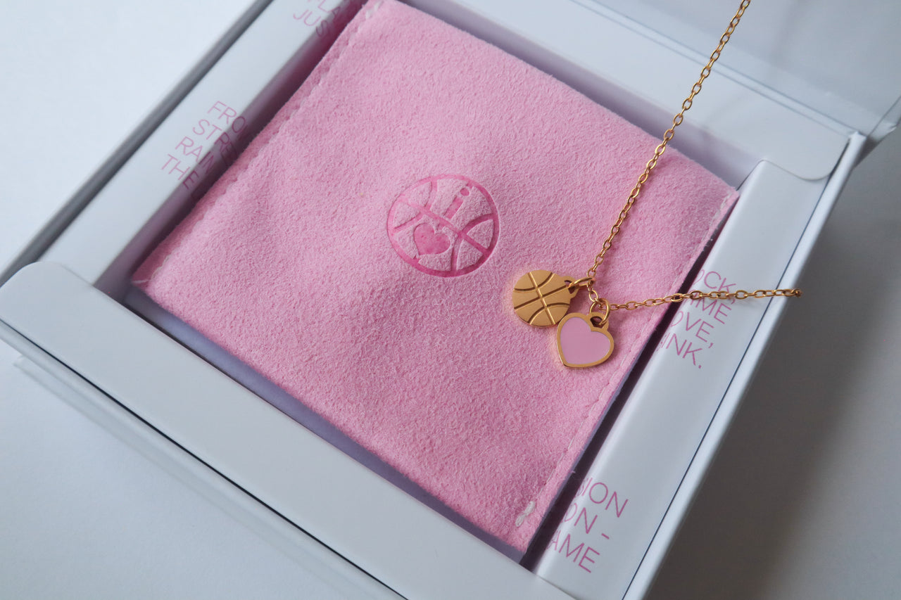 Love of the Game Basketball Necklace